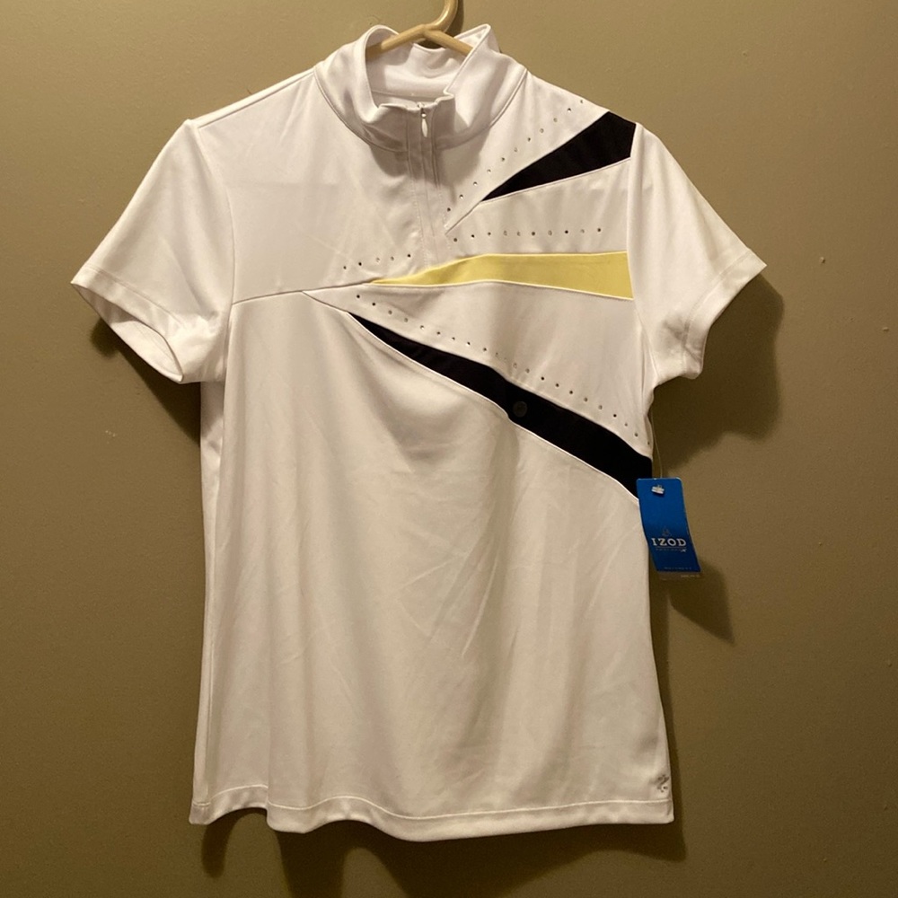 NWT Women’s IZOD Performx 1/4 Zip Polo T-Shirt Cool FX Golf, Size Small